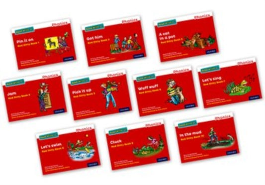Book cover of: Read Write Inc. Phonics: Red Ditty books (Mixed Pack of 10). By: Gill Munton