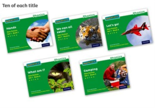 Book cover of: Read Write Inc. Phonics: Green Set 1 Non-fiction books (Pack of 50). By: Gill Munton