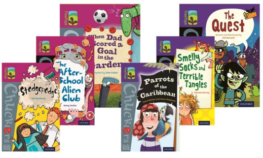 Book cover of: Oxford Reading Tree TreeTops Chucklers: Oxford Level 10-11: Pack of 6. By: Jonny Zucker