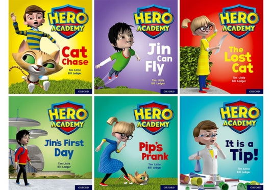 Book cover of: Hero Academy: Oxford Level 1/1+, Lilac/Pink Book Band: Class pack. By: Bill Ledger
