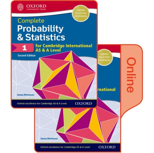 Book cover of: Probability & Statistics 1 for Cambridge International AS & A Level. By: James Nicholson
