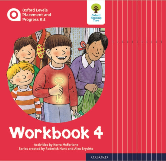 Book cover of: Oxford Levels Placement and Progress Kit: Workbook 4 Class Pack of 12. By: Karra McFarlane