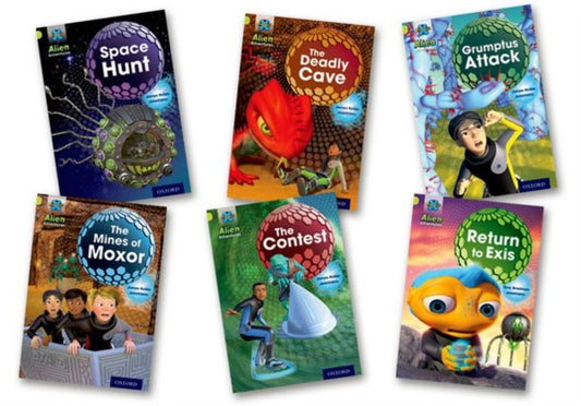 Book cover of: Project X: Project X:Alien Adventures:Lime:Mixed Pack of 6. By: , Jonatronix, Jonatronix