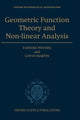 Book cover of: Geometric Function Theory and Non-linear Analysis. By: Tadeusz Iwaniec