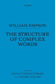 Book cover of: William Empson: The Structure of Complex Words. By: William Empson