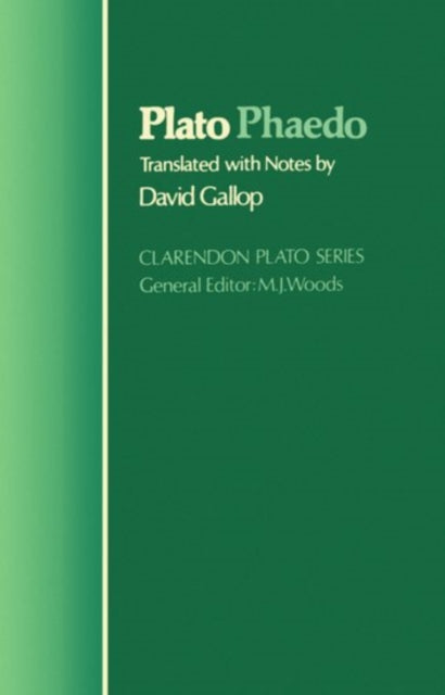 Book cover of: Phaedo. By: Πλάτων
