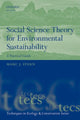 Book cover of: Social Science Theory for Environmental Sustainability. By: Marc J. Stern
