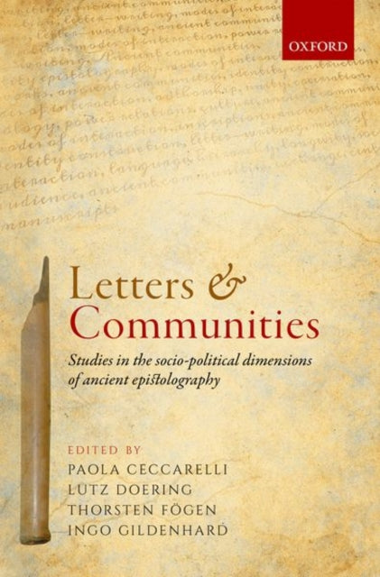 Book cover of: Letters and Communities. By: Paola Ceccarelli