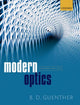 Book cover of: Modern Optics, 2nd edition. By: B. D. Guenther