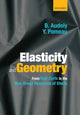 Book cover of: Elasticity and Geometry. By: Basile Audoly
