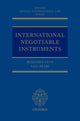 Book cover of: International Negotiable Instruments. By: Benjamin Geva