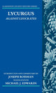 Book cover of: Lycurgus: Against Leocrates. By: Joseph Roisman