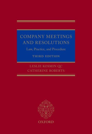 Company Meetings and Resolutions