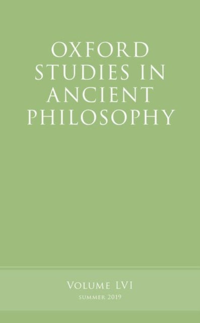 Oxford Studies in Ancient Philosophy, Volume 56