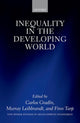 Book cover of: Inequality in the Developing World. By: Carlos Gradín