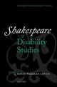 Book cover of: Shakespeare and Disability Studies. By: Sonya Freeman Loftis