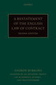 Book cover of: Restatement of the English Law of Contract. By: Andrew Burrows