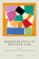 Book cover of: Borderlines in Private Law. By: William Day