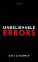 Book cover of: Unbelievable Errors. By: Bart Streumer