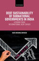 Book cover of: Debt Sustainability of Subnational Governments in India. By: Hari Krishna Dwivedi