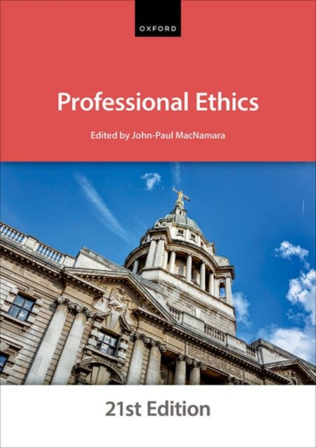Book cover of: Professional Ethics. By: John-Paul MacNamara
