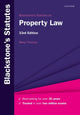 Book cover of: Blackstone's Statutes on Property Law
