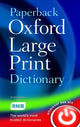 Book cover of: Paperback Oxford Large Print Dictionary