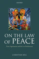 Book cover of: On the Law of Peace. By: Christine Bell