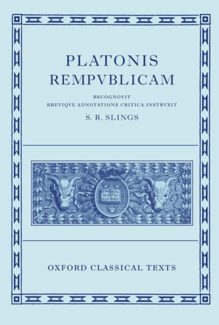 Book cover of: Plato Respublica. By: S. R. Slings