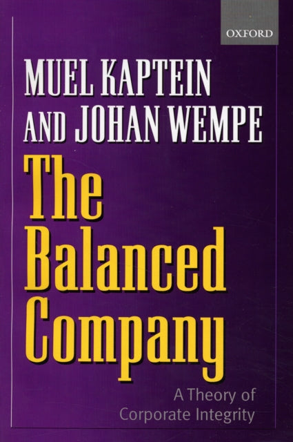 Book cover of: Balanced Company. By: Muel Kaptein