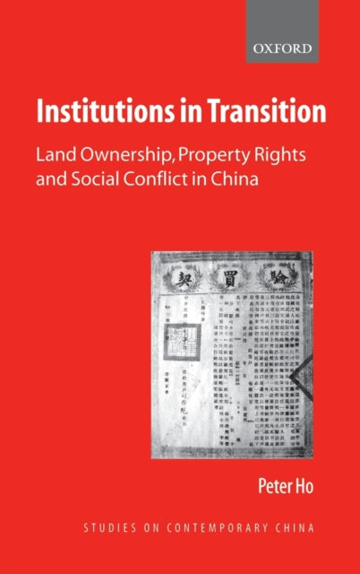 Book cover of: Institutions in Transition