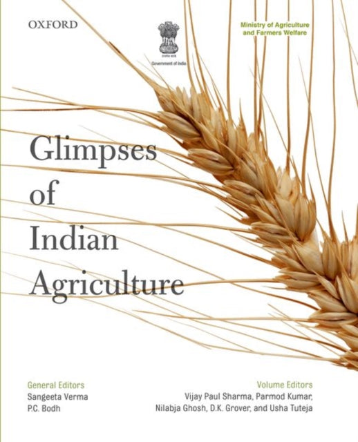 Book cover of: Glimpses of Indian Agriculture. By: Sangeeta Verma