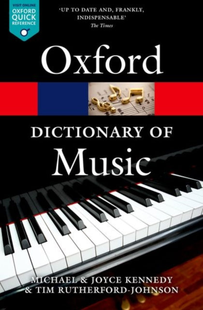 Book cover of: Oxford Dictionary of Music. By: Kennedy, Michael