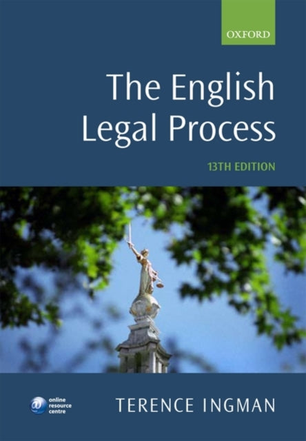 Book cover of: English Legal Process. By: Terence Ingman