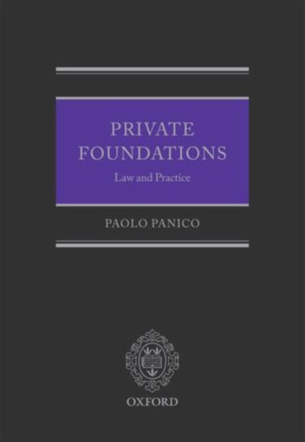 Book cover of: Private Foundations. By: Paolo Panico