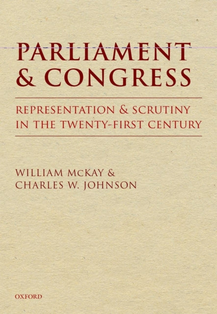 Book cover of: Parliament and Congress. By: William McKay