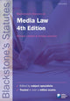 Book cover of: Blackstone's Statutes on Media Law. By: Richard Caddell