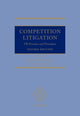 Book cover of: Competition Litigation. By: Mark Brealey