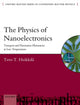 Book cover of: Physics of Nanoelectronics. By: Tero T. Heikkilä