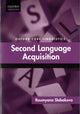 Book cover of: Second Language Acquisition. By: Roumyana Slabakova