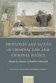 Book cover of: Principles and Values in Criminal Law and Criminal Justice