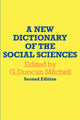 Book cover of: New Dictionary of the Social Sciences. By: G. Duncan Mitchell