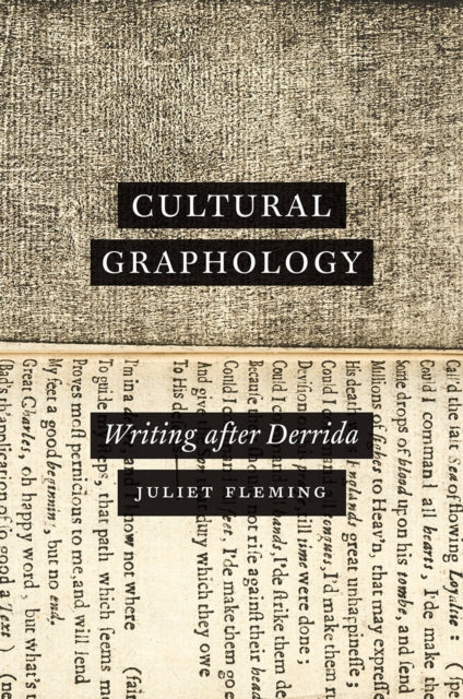 Book cover of: Cultural Graphology. By: Juliet Fleming