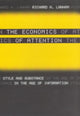 Book cover of: Economics of Attention. By: Richard A. Lanham