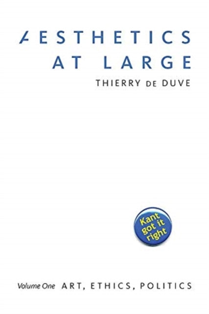 Book cover of: Aesthetics at Large. By: Thierry de Duve