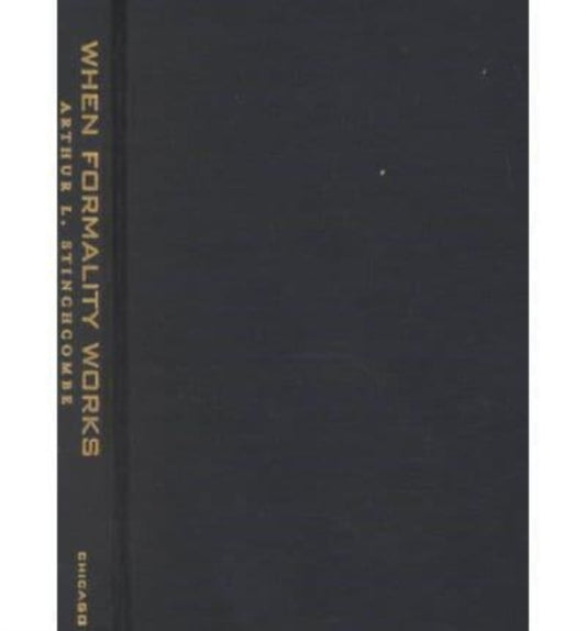 Book cover of: When Formality Works
