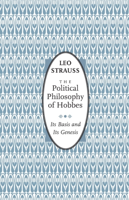 Book cover of: Political Philosophy of Hobbes. By: Leo Strauss