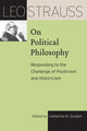 Book cover of: Leo Strauss on Political Philosophy. By: Leo Strauss