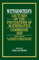 Book cover of: Wittgenstein`s Lectures on the Foundations of Mathematics, Cambridge, 1939