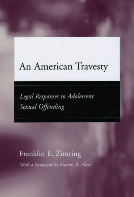 Book cover of: American Travesty
